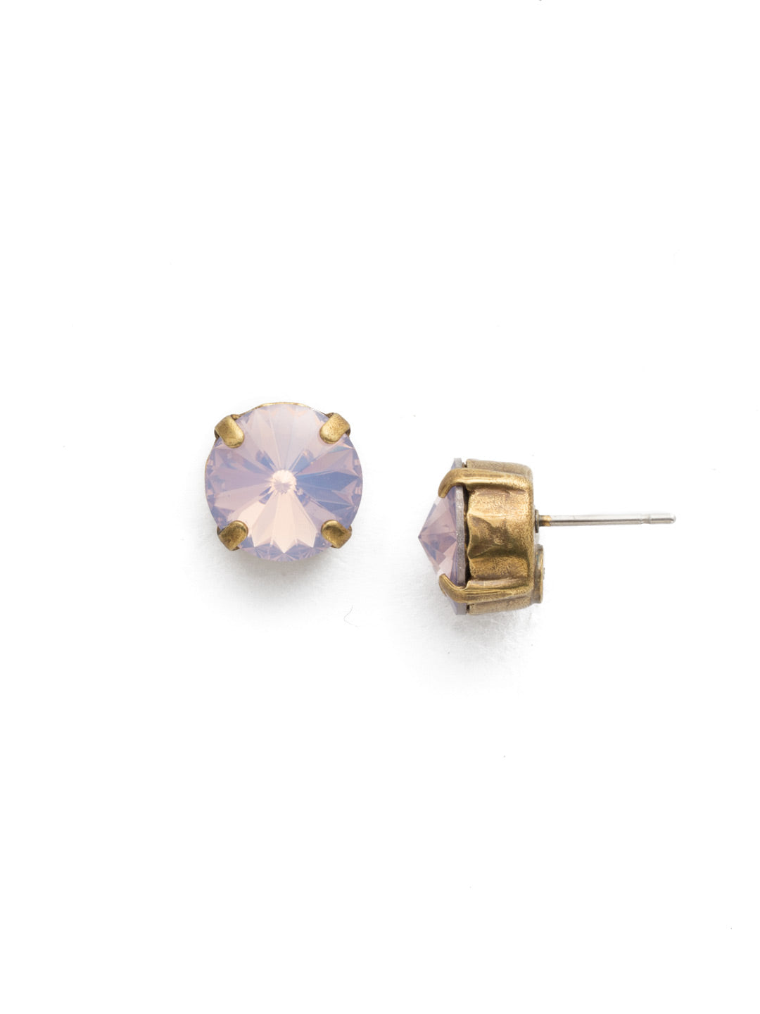 London Stud Earrings - ECM14AGROW - <p>Everyone needs a great pair of studs. Add some classic sparkle to any occasion with these stud earrings. Need help picking a stud? <a href="https://www.sorrelli.com/blogs/sisterhood/round-stud-earrings-101-a-rundown-of-sizes-styles-and-sparkle">Check out our size guide!</a> From Sorrelli's Rose Water collection in our Antique Gold-tone finish.</p>