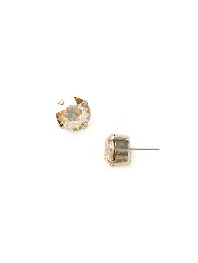 London Stud Earrings - ECM14ASDCH - <p>Everyone needs a great pair of studs. Add some classic sparkle to any occasion with these stud earrings. Need help picking a stud? <a href="https://www.sorrelli.com/blogs/sisterhood/round-stud-earrings-101-a-rundown-of-sizes-styles-and-sparkle">Check out our size guide!</a> From Sorrelli's Dark Champagne collection in our Antique Silver-tone finish.</p>