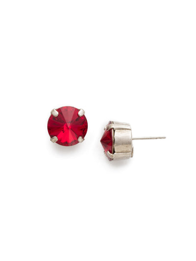 London Stud Earrings - ECM14ASSI - <p>Everyone needs a great pair of studs. Add some classic sparkle to any occasion with these stud earrings. Need help picking a stud? <a href="https://www.sorrelli.com/blogs/sisterhood/round-stud-earrings-101-a-rundown-of-sizes-styles-and-sparkle">Check out our size guide!</a> From Sorrelli's Siam collection in our Antique Silver-tone finish.</p>