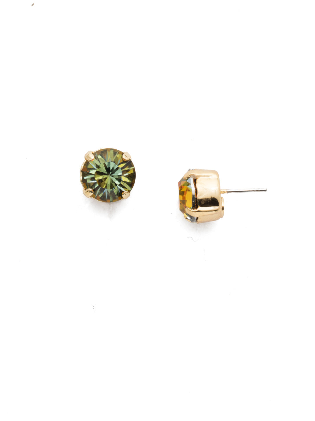 London Stud Earrings - ECM14BGCSM - <p>Everyone needs a great pair of studs. Add some classic sparkle to any occasion with these stud earrings. Need help picking a stud? <a href="https://www.sorrelli.com/blogs/sisterhood/round-stud-earrings-101-a-rundown-of-sizes-styles-and-sparkle">Check out our size guide!</a> From Sorrelli's Cashmere collection in our Bright Gold-tone finish.</p>
