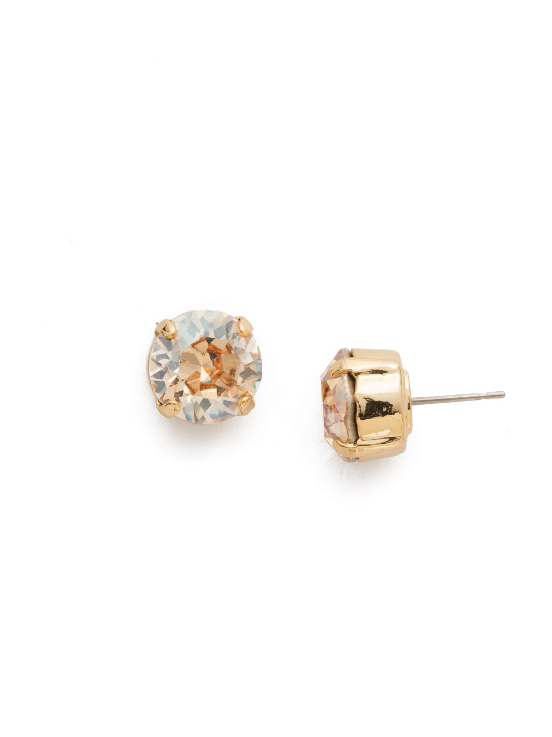 London Stud Earrings - ECM14BGDCH - <p>Everyone needs a great pair of studs. Add some classic sparkle to any occasion with these stud earrings. Need help picking a stud? <a href="https://www.sorrelli.com/blogs/sisterhood/round-stud-earrings-101-a-rundown-of-sizes-styles-and-sparkle">Check out our size guide!</a> From Sorrelli's Dark Champagne collection in our Bright Gold-tone finish.</p>