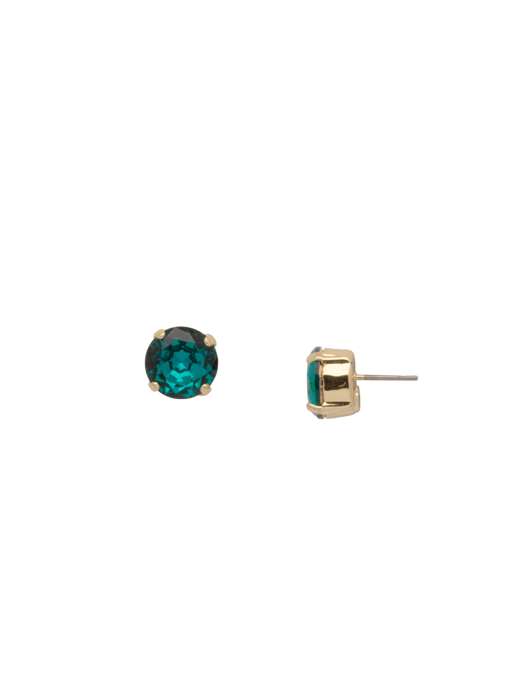 London Stud Earrings - ECM14BGHBR - <p>Everyone needs a great pair of studs. Add some classic sparkle to any occasion with these stud earrings. Need help picking a stud? <a href="https://www.sorrelli.com/blogs/sisterhood/round-stud-earrings-101-a-rundown-of-sizes-styles-and-sparkle">Check out our size guide!</a> From Sorrelli's Happy Birthday Redux collection in our Bright Gold-tone finish.</p>