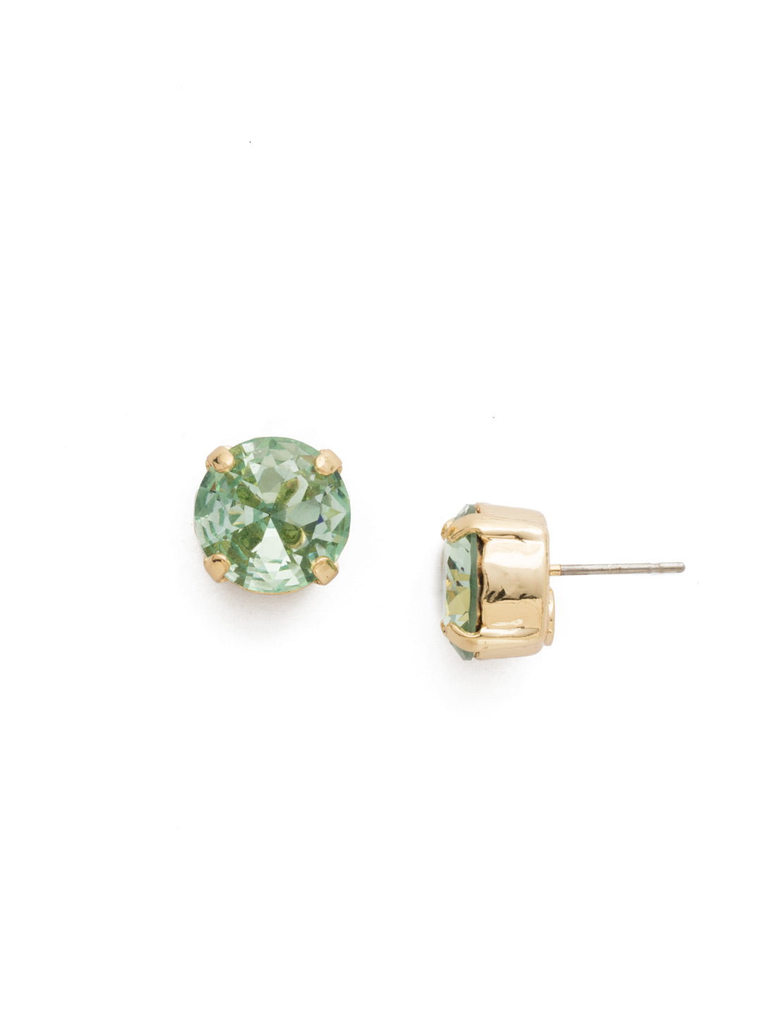 London Stud Earrings - ECM14BGMIN - <p>Everyone needs a great pair of studs. Add some classic sparkle to any occasion with these stud earrings. Need help picking a stud? <a href="https://www.sorrelli.com/blogs/sisterhood/round-stud-earrings-101-a-rundown-of-sizes-styles-and-sparkle">Check out our size guide!</a> From Sorrelli's Mint collection in our Bright Gold-tone finish.</p>