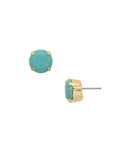 London Stud Earrings - ECM14BGSTO - <p>Everyone needs a great pair of studs. Add some classic sparkle to any occasion with these stud earrings. Need help picking a stud? <a href="https://www.sorrelli.com/blogs/sisterhood/round-stud-earrings-101-a-rundown-of-sizes-styles-and-sparkle">Check out our size guide!</a> From Sorrelli's Santorini collection in our Bright Gold-tone finish.</p>