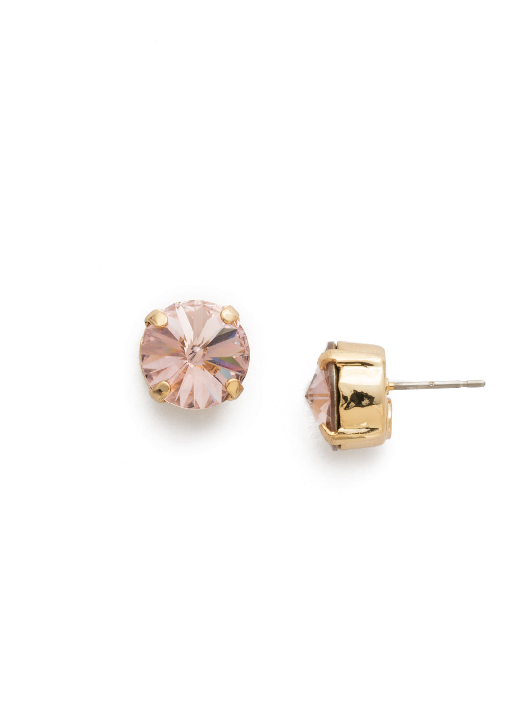 London Stud Earrings - ECM14BGVIN - <p>Everyone needs a great pair of studs. Add some classic sparkle to any occasion with these stud earrings. Need help picking a stud? <a href="https://www.sorrelli.com/blogs/sisterhood/round-stud-earrings-101-a-rundown-of-sizes-styles-and-sparkle">Check out our size guide!</a> From Sorrelli's Vintage Rose collection in our Bright Gold-tone finish.</p>
