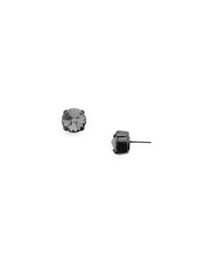 London Stud Earrings - ECM14GMGNS - Everyone needs a great pair of studs. Add some classic sparkle to any occasion with these stud earrings. From Sorrelli's Golden Shadow collection in our Gun Metal finish.