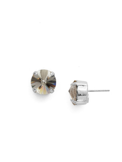 London Stud Earrings - ECM14PDBD - <p>Everyone needs a great pair of studs. Add some classic sparkle to any occasion with these stud earrings. Need help picking a stud? <a href="https://www.sorrelli.com/blogs/sisterhood/round-stud-earrings-101-a-rundown-of-sizes-styles-and-sparkle">Check out our size guide!</a> From Sorrelli's Black Diamond collection in our Palladium finish.</p>