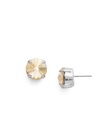 London Stud Earrings - ECM14PDCCH - <p>Everyone needs a great pair of studs. Add some classic sparkle to any occasion with these stud earrings. Need help picking a stud? <a href="https://www.sorrelli.com/blogs/sisterhood/round-stud-earrings-101-a-rundown-of-sizes-styles-and-sparkle">Check out our size guide!</a> From Sorrelli's Crystal Champagne collection in our Palladium finish.</p>
