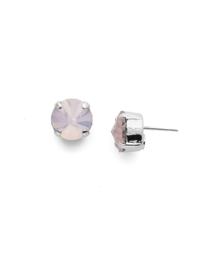 London Stud Earrings - ECM14PDROW - <p>Everyone needs a great pair of studs. Add some classic sparkle to any occasion with these stud earrings. Need help picking a stud? <a href="https://www.sorrelli.com/blogs/sisterhood/round-stud-earrings-101-a-rundown-of-sizes-styles-and-sparkle">Check out our size guide!</a> From Sorrelli's Rose Water collection in our Palladium finish.</p>