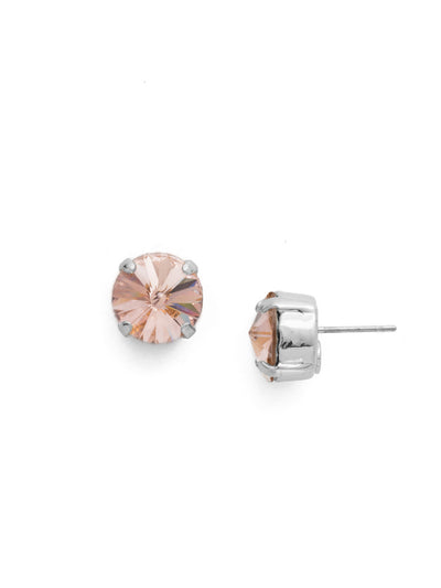 London Stud Earrings - ECM14PDVIN - <p>Everyone needs a great pair of studs. Add some classic sparkle to any occasion with these stud earrings. Need help picking a stud? <a href="https://www.sorrelli.com/blogs/sisterhood/round-stud-earrings-101-a-rundown-of-sizes-styles-and-sparkle">Check out our size guide!</a> From Sorrelli's Vintage Rose collection in our Palladium finish.</p>