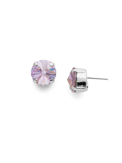 London Stud Earrings - ECM14PDVI - <p>Everyone needs a great pair of studs. Add some classic sparkle to any occasion with these stud earrings. Need help picking a stud? <a href="https://www.sorrelli.com/blogs/sisterhood/round-stud-earrings-101-a-rundown-of-sizes-styles-and-sparkle">Check out our size guide!</a> From Sorrelli's Violet collection in our Palladium finish.</p>