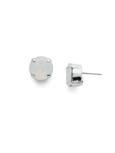 London Stud Earrings - ECM14PDWO - <p>Everyone needs a great pair of studs. Add some classic sparkle to any occasion with these stud earrings. Need help picking a stud? <a href="https://www.sorrelli.com/blogs/sisterhood/round-stud-earrings-101-a-rundown-of-sizes-styles-and-sparkle">Check out our size guide!</a> From Sorrelli's White Opal collection in our Palladium finish.</p>