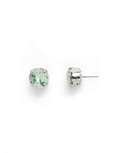 London Stud Earrings - ECM14RHMIN - <p>Everyone needs a great pair of studs. Add some classic sparkle to any occasion with these stud earrings. Need help picking a stud? <a href="https://www.sorrelli.com/blogs/sisterhood/round-stud-earrings-101-a-rundown-of-sizes-styles-and-sparkle">Check out our size guide!</a> From Sorrelli's Mint collection in our Palladium Silver-tone finish.</p>