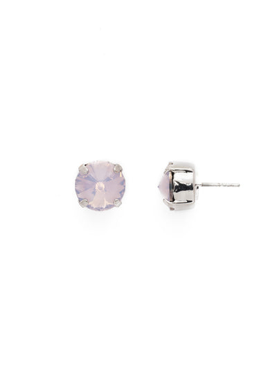 London Stud Earrings - ECM14RHROW - <p>Everyone needs a great pair of studs. Add some classic sparkle to any occasion with these stud earrings. Need help picking a stud? <a href="https://www.sorrelli.com/blogs/sisterhood/round-stud-earrings-101-a-rundown-of-sizes-styles-and-sparkle">Check out our size guide!</a> From Sorrelli's Rose Water collection in our Palladium Silver-tone finish.</p>