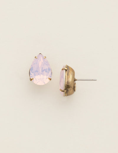 Ginnie Stud Earrings - ECR115AGROW - <p>A beautiful basic stud. These classic single teardrop post earrings are perfect for any occasion, especially the everyday look. A timeless treasure that will sparkle season after season. From Sorrelli's Rose Water collection in our Antique Gold-tone finish.</p>