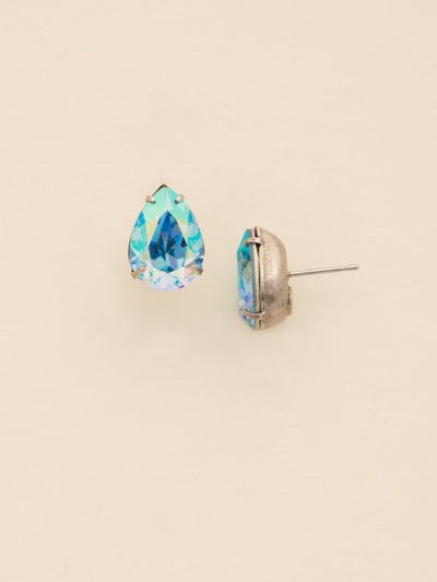 Ginnie Stud Earrings - ECR115ASRW - <p>A beautiful basic stud. These classic single teardrop post earrings are perfect for any occasion, especially the everyday look. A timeless treasure that will sparkle season after season. From Sorrelli's Running Water collection in our Antique Silver-tone finish.</p>