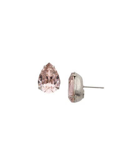 Ginnie Stud Earrings - ECR115ASSBL - <p>A beautiful basic stud. These classic single teardrop post earrings are perfect for any occasion, especially the everyday look. A timeless treasure that will sparkle season after season. From Sorrelli's Satin Blush collection in our Antique Silver-tone finish.</p>