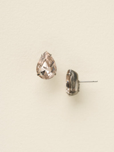 Ginnie Stud Earrings - ECR115ASSNB - <p>A beautiful basic stud. These classic single teardrop post earrings are perfect for any occasion, especially the everyday look. A timeless treasure that will sparkle season after season. From Sorrelli's Snow Bunny collection in our Antique Silver-tone finish.</p>