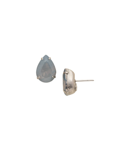 Ginnie Stud Earrings - ECR115ASTT - <p>A beautiful basic stud. These classic single teardrop post earrings are perfect for any occasion, especially the everyday look. A timeless treasure that will sparkle season after season. From Sorrelli's Teal Textile collection in our Antique Silver-tone finish.</p>