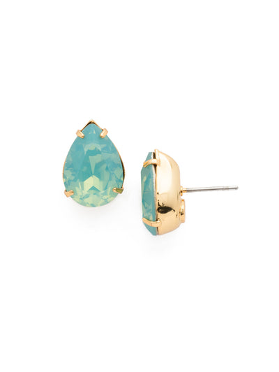 Ginnie Stud Earrings - ECR115BGPAC - <p>A beautiful basic stud. These classic single teardrop post earrings are perfect for any occasion, especially the everyday look. A timeless treasure that will sparkle season after season. From Sorrelli's Pacific Opal collection in our Bright Gold-tone finish.</p>
