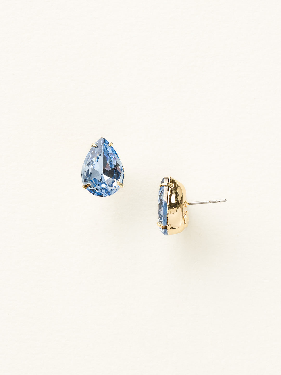 Ginnie Stud Earrings - ECR115BGSS - <p>A beautiful basic stud. These classic single teardrop post earrings are perfect for any occasion, especially the everyday look. A timeless treasure that will sparkle season after season. From Sorrelli's Sweet Sapphire collection in our Bright Gold-tone finish.</p>