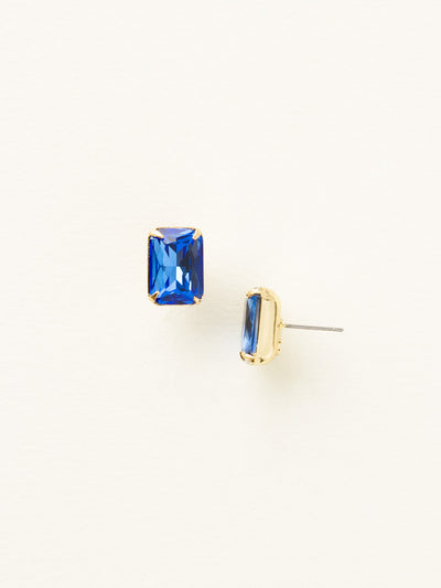 Everyday Stud Earrings - ECT11BGSS - <p>Simple studs never go out of style! Try this single cut crystal on a post for everyday sparkle. From Sorrelli's Sweet Sapphire collection in our Bright Gold-tone finish.</p>