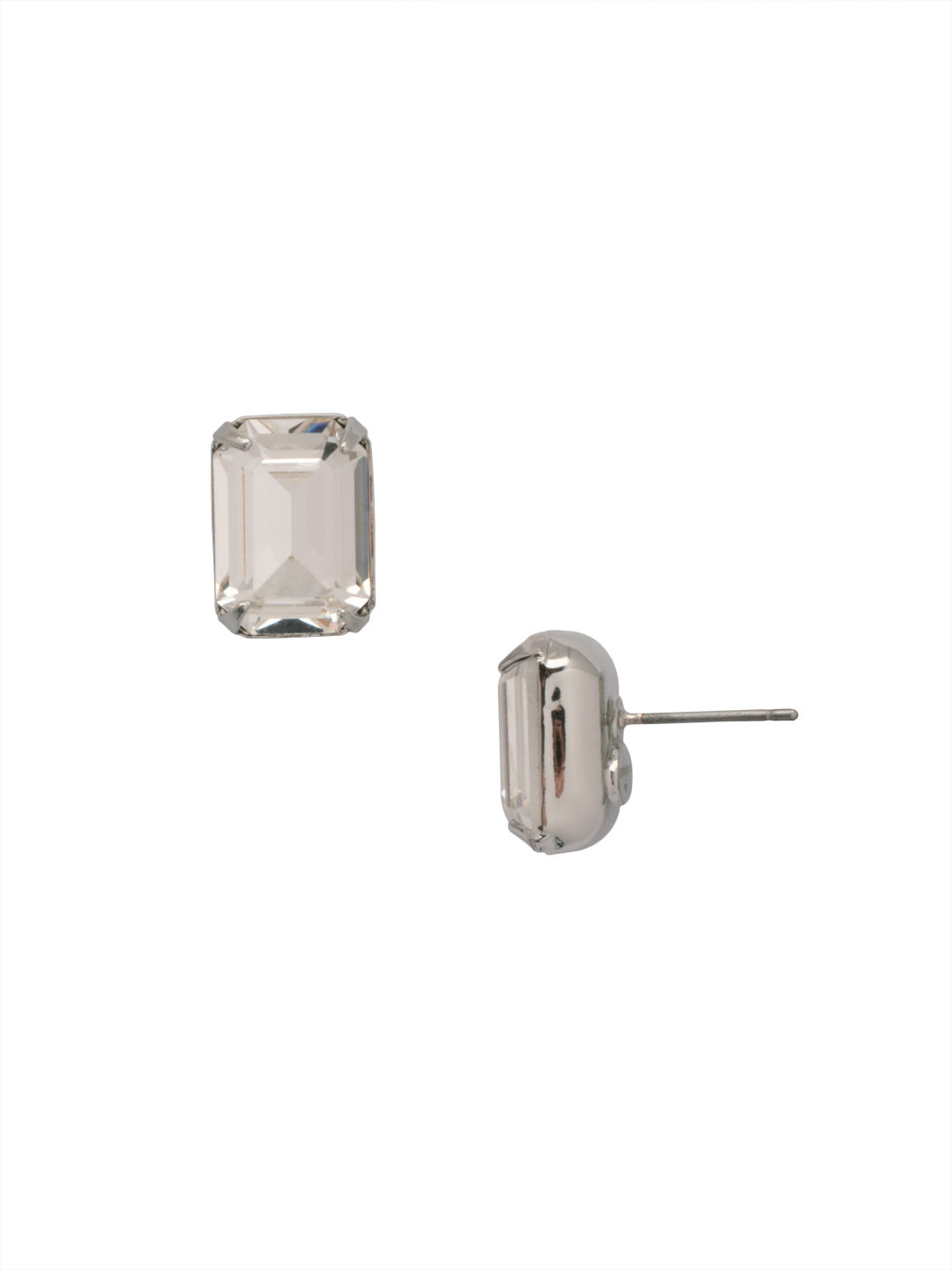 Everyday Stud Earrings - ECT11PDCRY - <p>Simple studs never go out of style! Try this single cut crystal on a post for everyday sparkle. From Sorrelli's Crystal collection in our Palladium finish.</p>