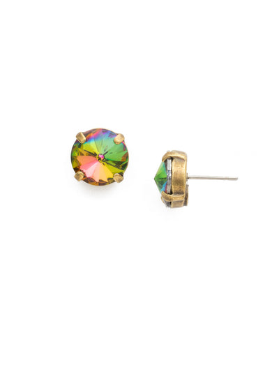 Radiant Stud Earrings - EDE71AGVO - <p>Understated and chic, these stud earrings are a Sorrelli staple! From Sorrelli's Volcano collection in our Antique Gold-tone finish.</p>