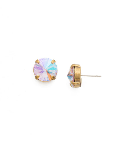 Radiant Stud Earrings - EDE71AGWW - <p>Understated and chic, these stud earrings are a Sorrelli staple! From Sorrelli's Washed Waterfront collection in our Antique Gold-tone finish.</p>