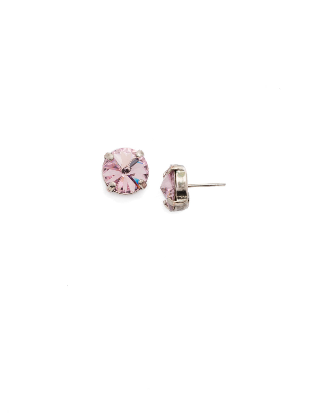 Radiant Stud Earrings - EDE71ASAG - <p>Understated and chic, these stud earrings are a Sorrelli staple! From Sorrelli's Army Girl collection in our Antique Silver-tone finish.</p>