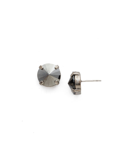 Radiant Stud Earrings - EDE71ASBON - <p>Understated and chic, these stud earrings are a Sorrelli staple! From Sorrelli's Black Onyx collection in our Antique Silver-tone finish.</p>