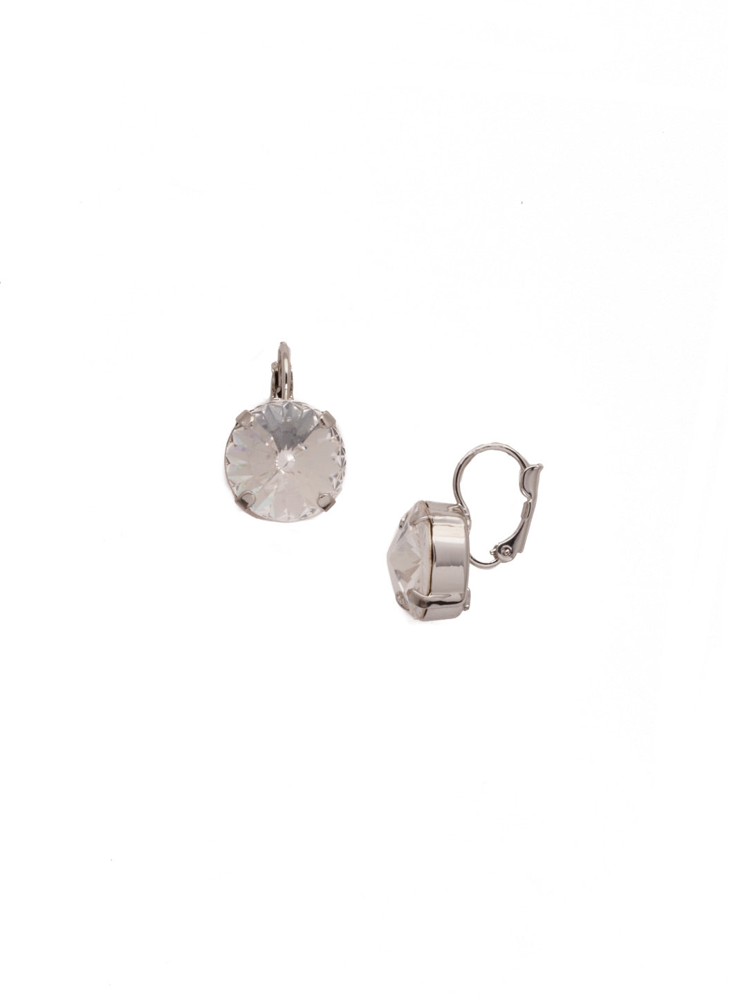 Radiant Round Dangle Earring - EDH108PDCRY - <p>Shine on! This bright, petite earring offers sparkle for days and integrated seamlessly into any look.. From Sorrelli's Crystal collection in our Palladium finish.</p>