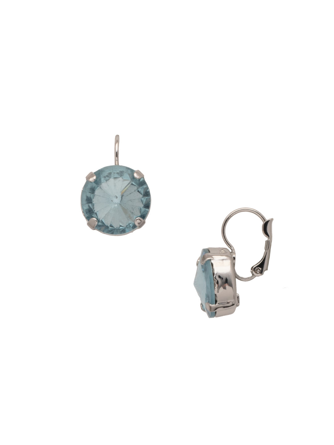 Radiant Round Dangle Earring - EDH108PDLA - <p>Shine on! This bright, petite earring offers sparkle for days and integrated seamlessly into any look.. From Sorrelli's Light Azore collection in our Palladium finish.</p>