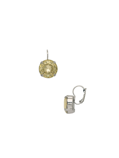Radiant Round Dangle Earring - EDH108PDPPN - <p>Shine on! This bright, petite earring offers sparkle for days and integrated seamlessly into any look.. From Sorrelli's Pink Pineapple collection in our Palladium finish.</p>