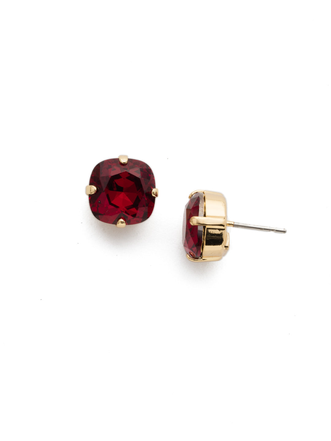 Halcyon Stud Earrings - EDH25BGSI - <p>A beautiful, luminous cushion-cut crystal in a classic four-pronged setting that's ideal for everyday wear. From Sorrelli's Siam collection in our Bright Gold-tone finish.</p>