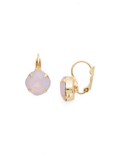Cushion-Cut Dangle Earrings - EDL12BGROW - <p>A simple, yet stunning earring featuring a cushion cut crystal that will never go out of style. From Sorrelli's Rose Water collection in our Bright Gold-tone finish.</p>