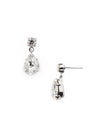 Charming Crystal Teardrop Dangle Earrings