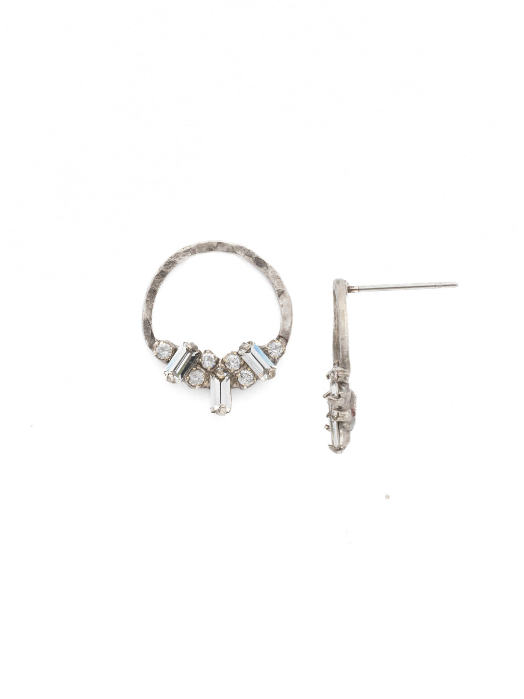 Mini Haute Hammered Stud Earrings - EDL28ASCRY