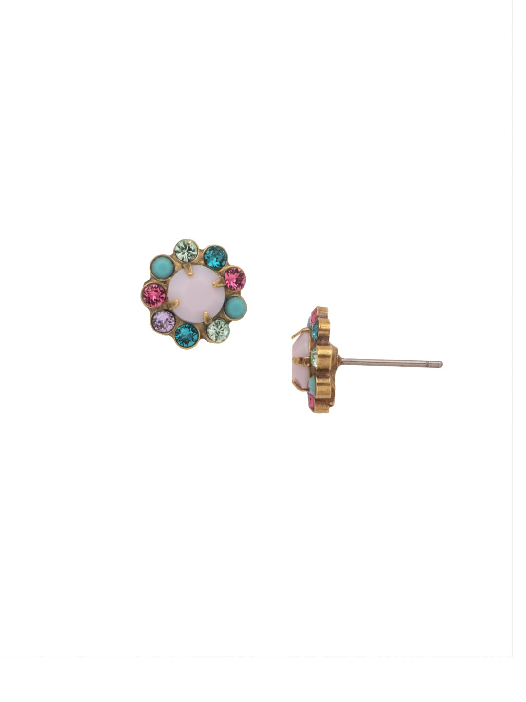 Best Bud Stud Earrings - EDM41AGHB - <p>This budding beauty features a nature-inspired design perfect for everyday wear. From Sorrelli's Happy Birthday collection in our Antique Gold-tone finish.</p>