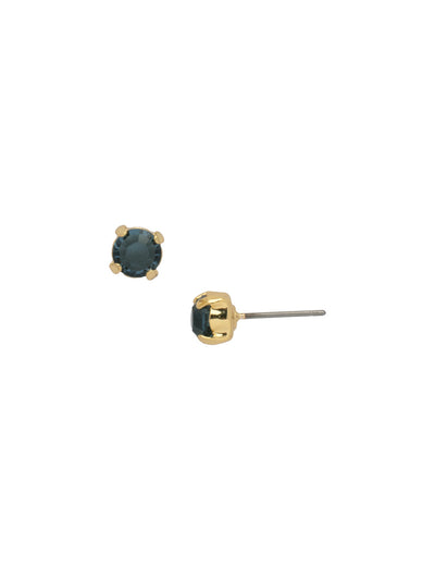 Jayda Stud Earrings - EDN32BGMON - <p>The Jayda Stud Earrings are the perfect every day wardrobe staple. A round crystal nestles perfectly in a metal plated post with four prongs. </p><p>Need help picking a stud? <a href="https://www.sorrelli.com/blogs/sisterhood/round-stud-earrings-101-a-rundown-of-sizes-styles-and-sparkle">Check out our size guide!</a> From Sorrelli's Montana collection in our Bright Gold-tone finish.</p>