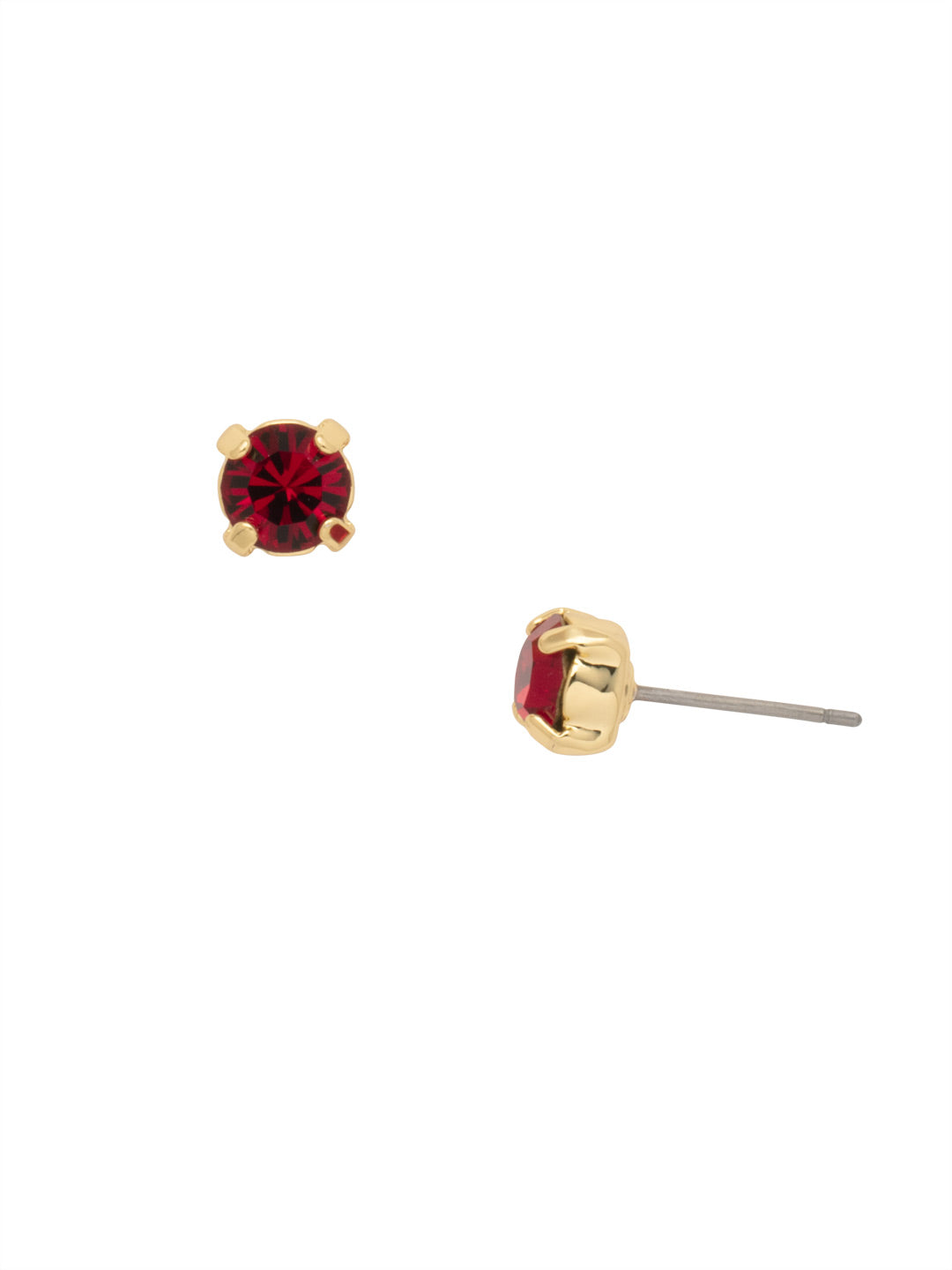 Jayda Stud Earrings - EDN32BGSI - <p>The Jayda Stud Earrings are the perfect every day wardrobe staple. A round crystal nestles perfectly in a metal plated post with four prongs. </p><p>Need help picking a stud? <a href="https://www.sorrelli.com/blogs/sisterhood/round-stud-earrings-101-a-rundown-of-sizes-styles-and-sparkle">Check out our size guide!</a> From Sorrelli's Siam collection in our Bright Gold-tone finish.</p>