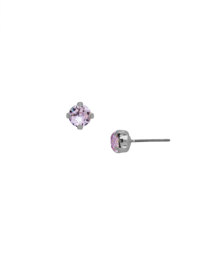 Jayda Stud Earrings - EDN32PDVI - <p>The Jayda Stud Earrings are the perfect every day wardrobe staple. A round crystal nestles perfectly in a metal plated post with four prongs. </p><p>Need help picking a stud? <a href="https://www.sorrelli.com/blogs/sisterhood/round-stud-earrings-101-a-rundown-of-sizes-styles-and-sparkle">Check out our size guide!</a> From Sorrelli's Violet collection in our Palladium finish.</p>