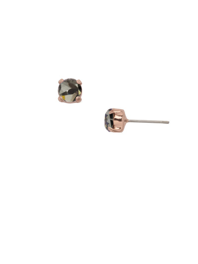 Jayda Stud Earrings - EDN32RGBD - <p>The Jayda Stud Earrings are the perfect every day wardrobe staple. A round crystal nestles perfectly in a metal plated post with four prongs. </p><p>Need help picking a stud? <a href="https://www.sorrelli.com/blogs/sisterhood/round-stud-earrings-101-a-rundown-of-sizes-styles-and-sparkle">Check out our size guide!</a> From Sorrelli's Black Diamond collection in our Rose Gold-tone finish.</p>