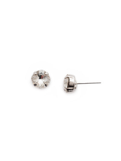 One and Only Stud Earring - EDN3RHCRY - <p>The one and only style you need for your favorite everyday look! A delicate and classic four-pronged setting highlights the beautiful cut of this crystal. From Sorrelli's Crystal collection in our Palladium Silver-tone finish.</p>