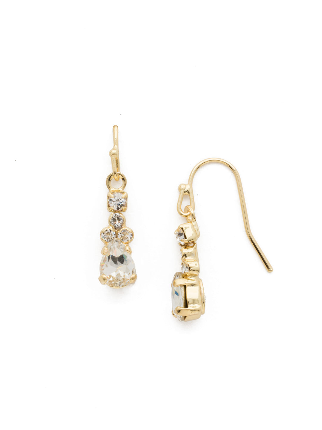 Petite Poire Earring - EDN87BGCRY - <p>A petite style that offers subtle sparkle for everyday wear. From Sorrelli's Crystal collection in our Bright Gold-tone finish.</p>