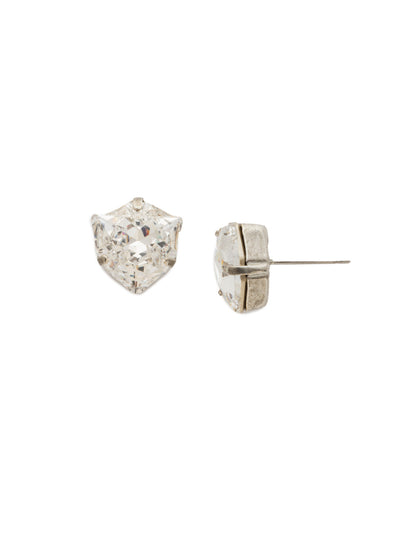 Perfectly Pretty Stud Earring - EDS10ASCRY - <p>A classic and elegant look, this design features a trillion cut crystal on a stud post. From Sorrelli's Crystal collection in our Antique Silver-tone finish.</p>
