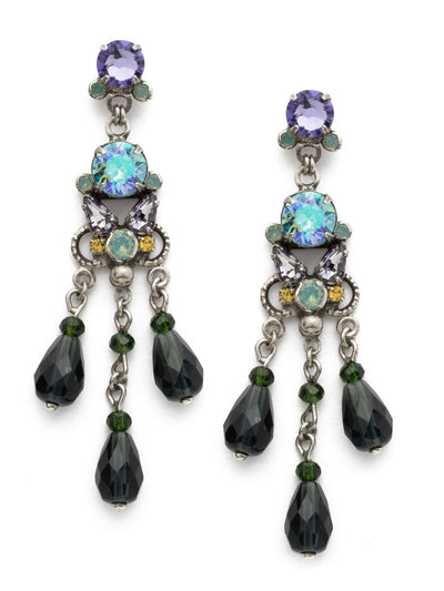 Arden Earring - EDS20ASMLS - Crystal beads, petite round stones and decorative metal findings effortlessly combine in this free-spirited style.