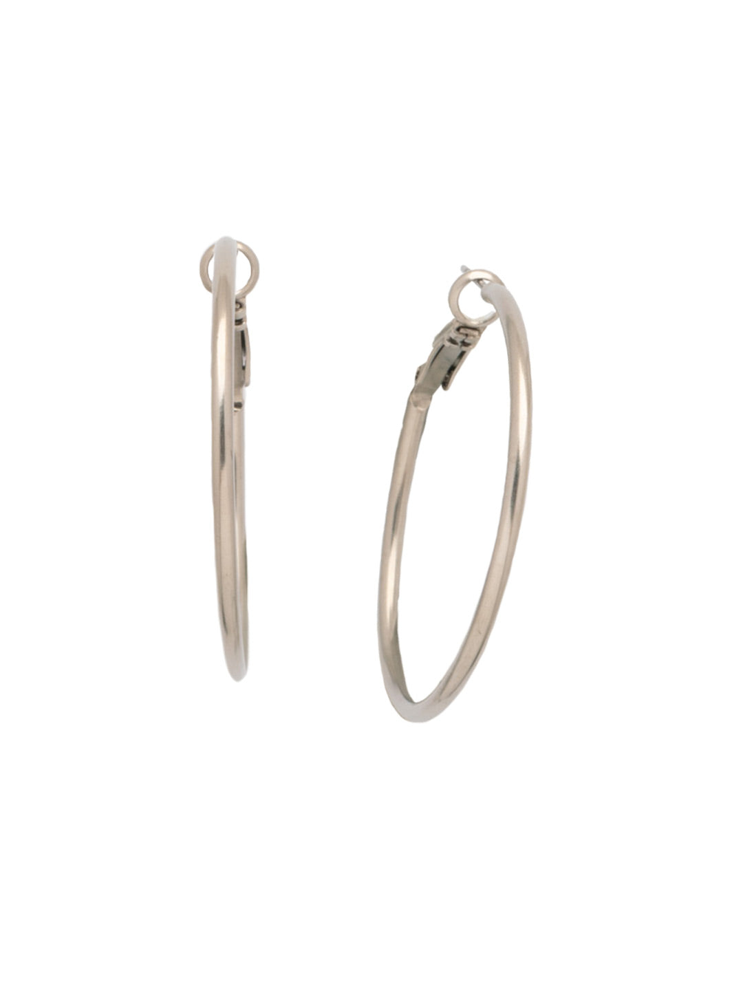 Dahlia Hoop Earring - EDW63ASCRY - <p>A classic metal hoop that never goes out of style. From Sorrelli's Crystal collection in our Antique Silver-tone finish.</p>