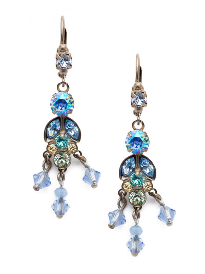 Rhiannon Statement Earrings - EEA5ASPRP - Talk about a making a statement and the Rhiannon earrigns sure do that. From Sorrelli's Pastel Prep collection in our Antique Silver-tone finish.