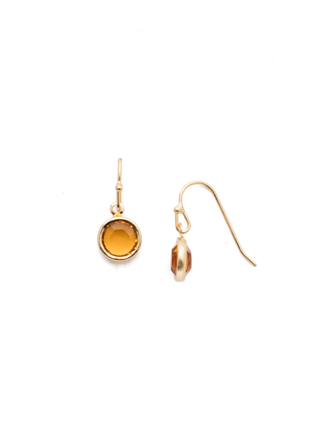 Dewdrop Dangle Earring - EEF73BGLPU - A drop of sparkle is always in style. Add a touch with this pair of drop earrings. From Sorrelli's Love Purple collection in our Bright Gold-tone finish.